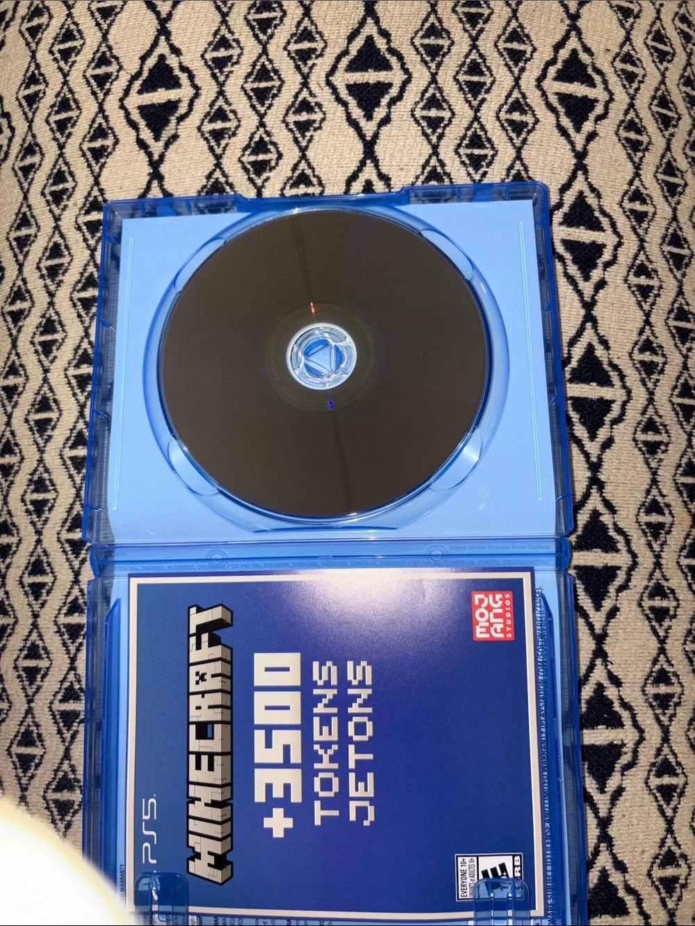 Sony PS5 Minecraft Game Case in Blue